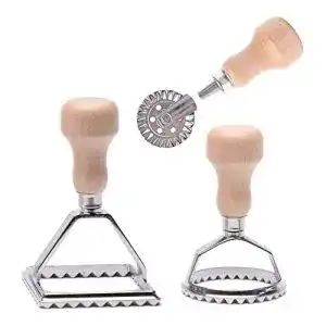 Ravioli Former Master Feng Ausstecher Teigtaschenrad 3er Set