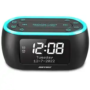 DAB Radiowecker Buffbee mit DAB, FM und USB-Ladefunktion