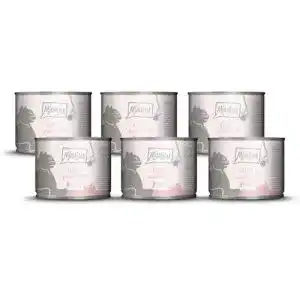 MjAMjAM Katzenfutter Premium Nassfutter für Katzen Kitten Hühnchen Lachsöl