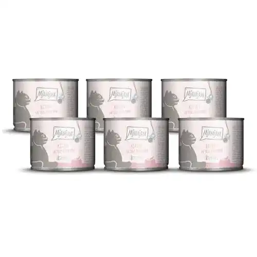 MjAMjAM Premium Nassfutter für Kitten Getreidefreies Futter für junge Katzen