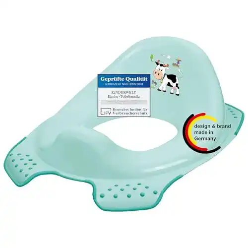 Toilettensitz für Kinder – KinderToilet Premium Funny Farm aquamarin