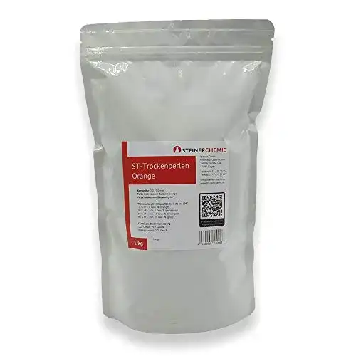 Silica-Gel Steinerchemie ST-Trockenperlen Orange, 1 kg Beutel