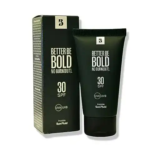 Gesichts-Sonnencreme Better Be Bold Invisible Sunfluid LSF 30