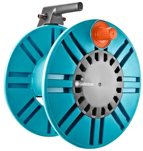 Gardena Classic Wand-Schlauchtrommel 60 mit Schlauchführungsrolle