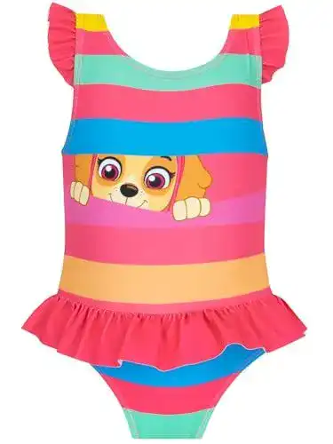 Badeanzug für Mädchen mit Paw Patrol Skye Design