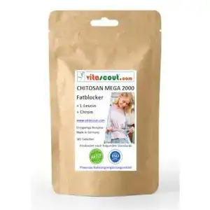Chitosan MEGA + Calcium 365 Tabletten, hochdosiert und Magnesiumstearat-frei
