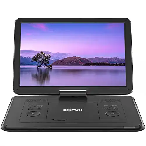 Tragbarer DVD-Player Boifun mit 17,5 Zoll Bildschirm
