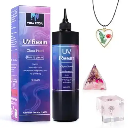 UV-Resin Vidarosa 500g Klar UV-Harz mit schneller Aushärtung