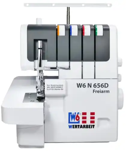 Overlock-Nähmaschine W6 N 656D mit Freiarm und verschiedenen Programmen