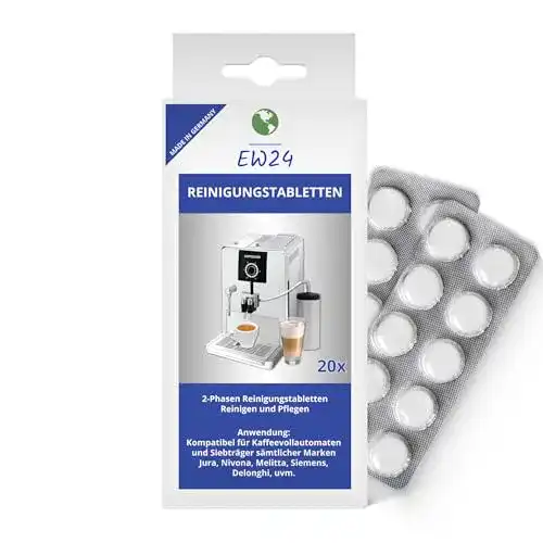 Reinigungstabletten für Kaffeevollautomaten EW24 2-Phasen