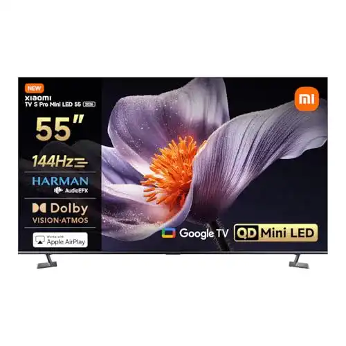 Xiaomi TV S Pro Mini LED 55 Zoll, 4K QLED Smart TV mit Dolby Vision