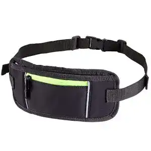 Gürteltasche Everest Fitness Bauchtasche in Schwarz und Grün