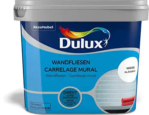 Dulux Fresh Up Fliesenlack für Wandfliesen, 750 ml, weiß