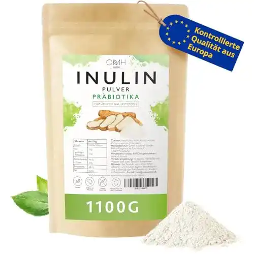 Inulin Pulver von OMH Nutrition für eine gesunde Darmflora