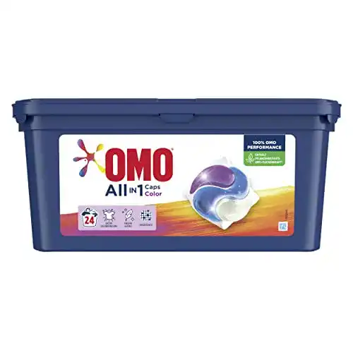Waschmittel Pods Omo Allin1 Caps Color 24 Wäschen