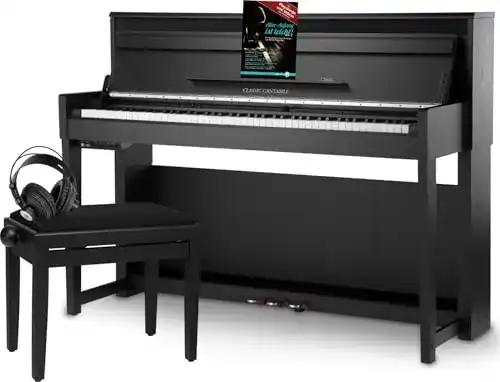 E-Piano Classic Cantabile UP-1 SM Deluxe Set mit Pianobank