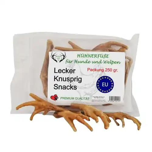 Hühnerfüße von Artisan Gift Co 100% Trockenfleisch für Hunde