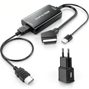 Scart auf HDMI Konverter für HDTV, STB, VHS, Xbox, PS3 und mehr
