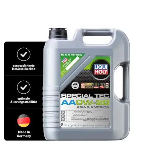 Motoröl 0W-20 Liqui Moly Special Tec AA 5 Liter für asiatische und amerikanische Fahrzeuge