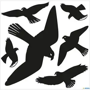 Vogelschutz-Aufkleber Herma 5999 Warnvögel Set für Fensterscheiben