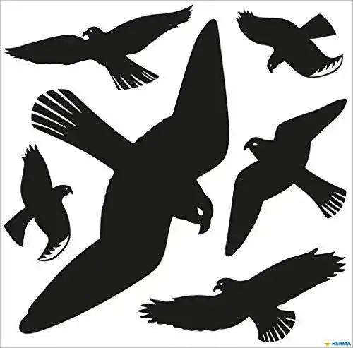 Vogelschutz-Aufkleber Herma 5999 Warnvögel Set für Fensterscheiben