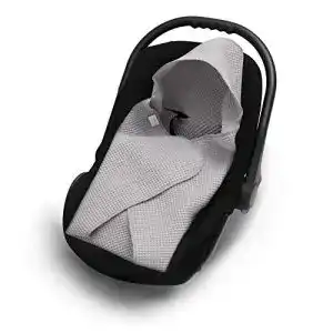 Einschlagdecke für Babyschalen aus 100% Baumwolle