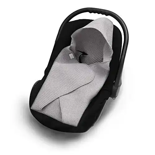 Einschlagdecke für Babyschalen aus 100% Baumwolle