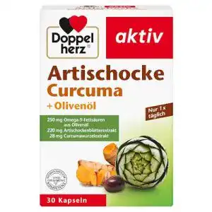 Artischocken-Kapseln mit Olivenöl und Curcuma von Doppelherz