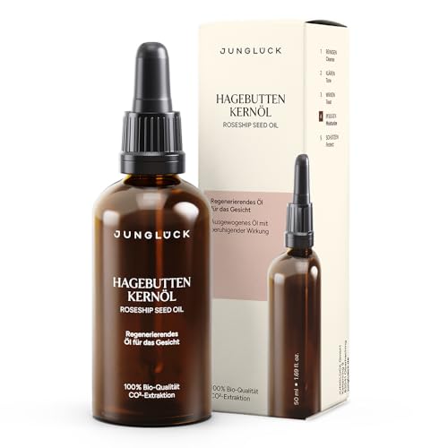 Junglück Bio Hagebuttenkernöl vegan 100% rein und natürlich