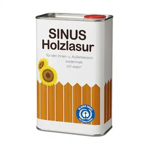 Holzschutzfarbe Burtex – Sinus Holzlasur 5l in Kiefer für Innen und Außen