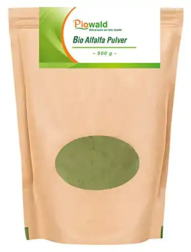 Alfalfa Piowald BIO Pulver 500g – Veganes Produkt