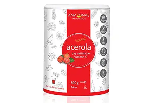 Acerola Pulver von Amazonas Naturprodukte – Natürliches Vitamin C