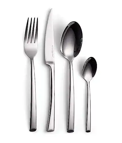 Echtwerk Tafelbesteck Avelino Silber Edition 16-teiliges Set für 4 Personen