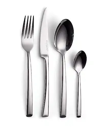 Echtwerk Tafelbesteck Avelino Silber Edition 16-teiliges Set für 4 Personen