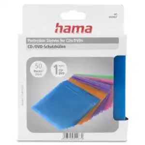 Hama CD-Leerhüllen 50 Stück für CDs, DVDs und Blu-rays
