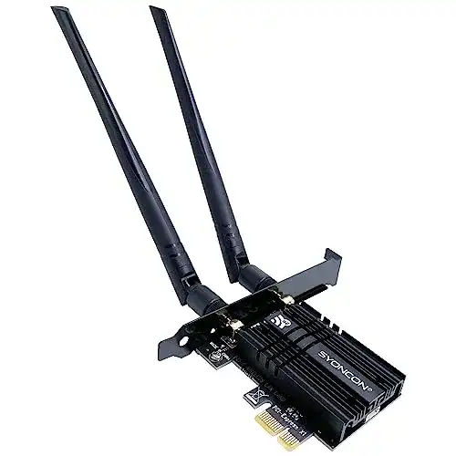 WLAN-Bluetooth-Karte Syoncon WiFi 6E AXE5400 PCIe für PC