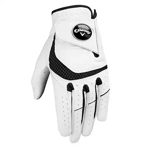 Golfhandschuh Callaway Herren Syntech, Größe M, Weiß