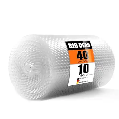 Verpackungsfolie Bigdean Luftpolsterfolie 80 my 3-lagig 10m x 0,40m