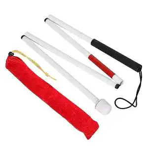 Blindenstock Ankroyu 127 cm aus Aluminium, faltbar und leicht