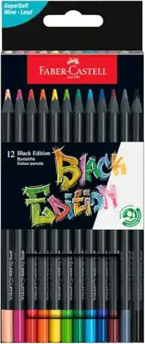 Buntstifte Faber-Castell Blackwood, 12er Etui