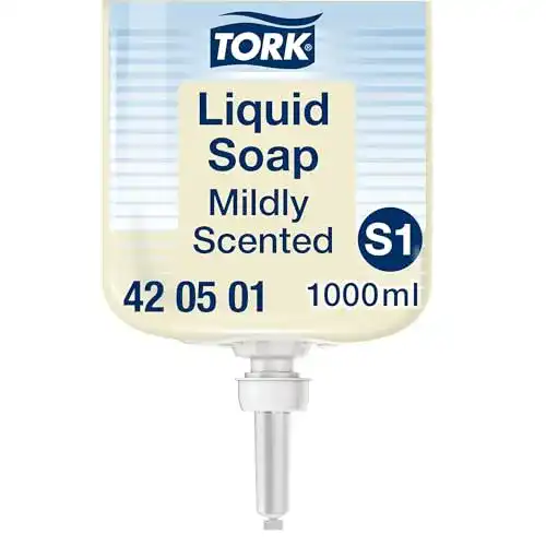 Manna-Seife Tork Mild – Flüssigseife S1 mit frischem Duft, 1000 ml