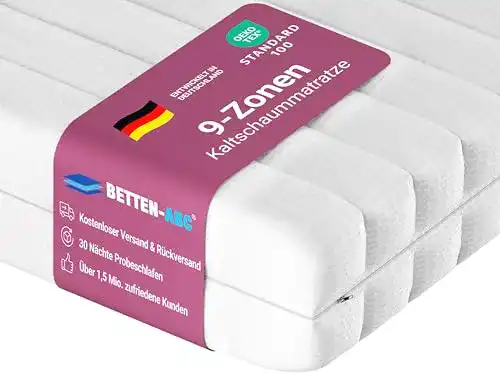 Kaltschaummatratze Betten-ABC OrthoMatra KSP-1000 im Vergleich