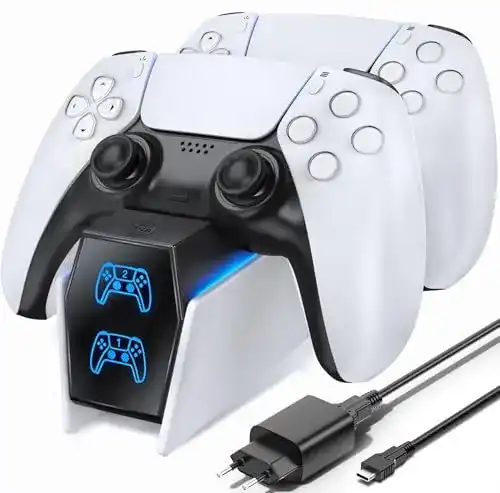 OIVO PS5 Controller Ladestation für schnelles Laden der PS5 Controller