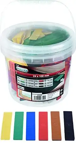 Verglasungsklötze Connex Set 300-teilig 100 x 24 mm sechs Höhen