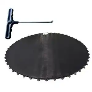 Trampolin Sprungtuch für 305 cm Trampoline Ersatzmatte mit 64 Ösen