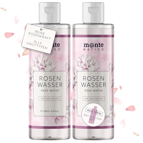 Gesichtswasser Monte Nativo Rosenwasser 2x200ml (400ml)