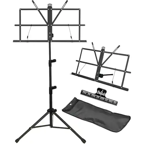 Notenständer GLEAM – 2-in-1 Tischbuchständer für Musiker