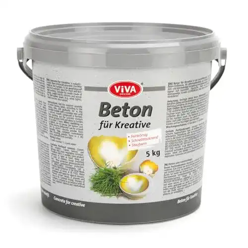 Bastelbeton Viva Decor Gieß-Beton für kreative Projekte (5 kg)