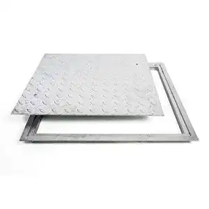 Schachtabdeckung Ktc Tec SA-60 aus verzinktem Stahl 600 x 600 mm