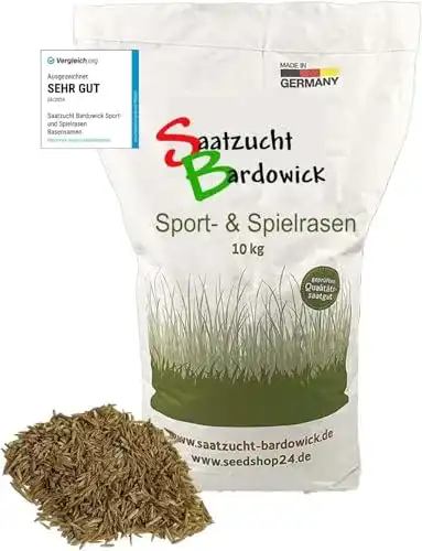 Rasensamen Saatzucht Bardowick 10 kg für Sportrasen und Spielrasen